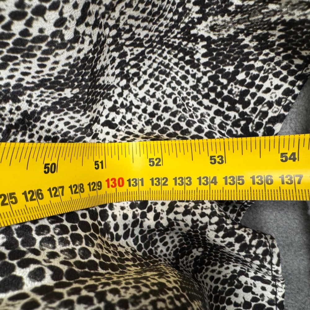 Womens Animal Print Maxi Dress - Black & Tan - Picture 3 of 7